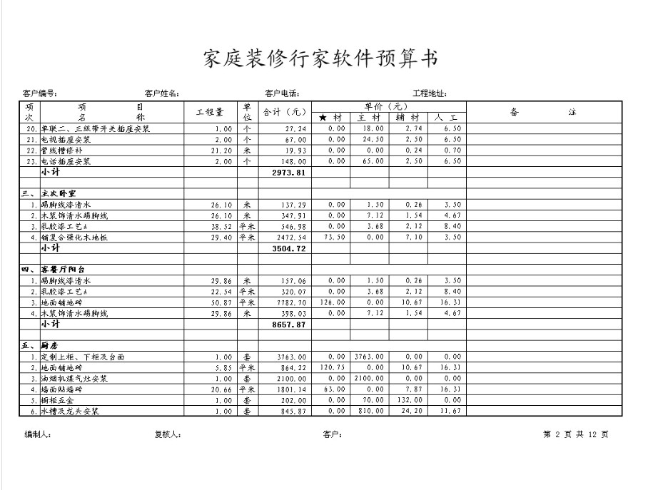 杭州装修公司预算图片13