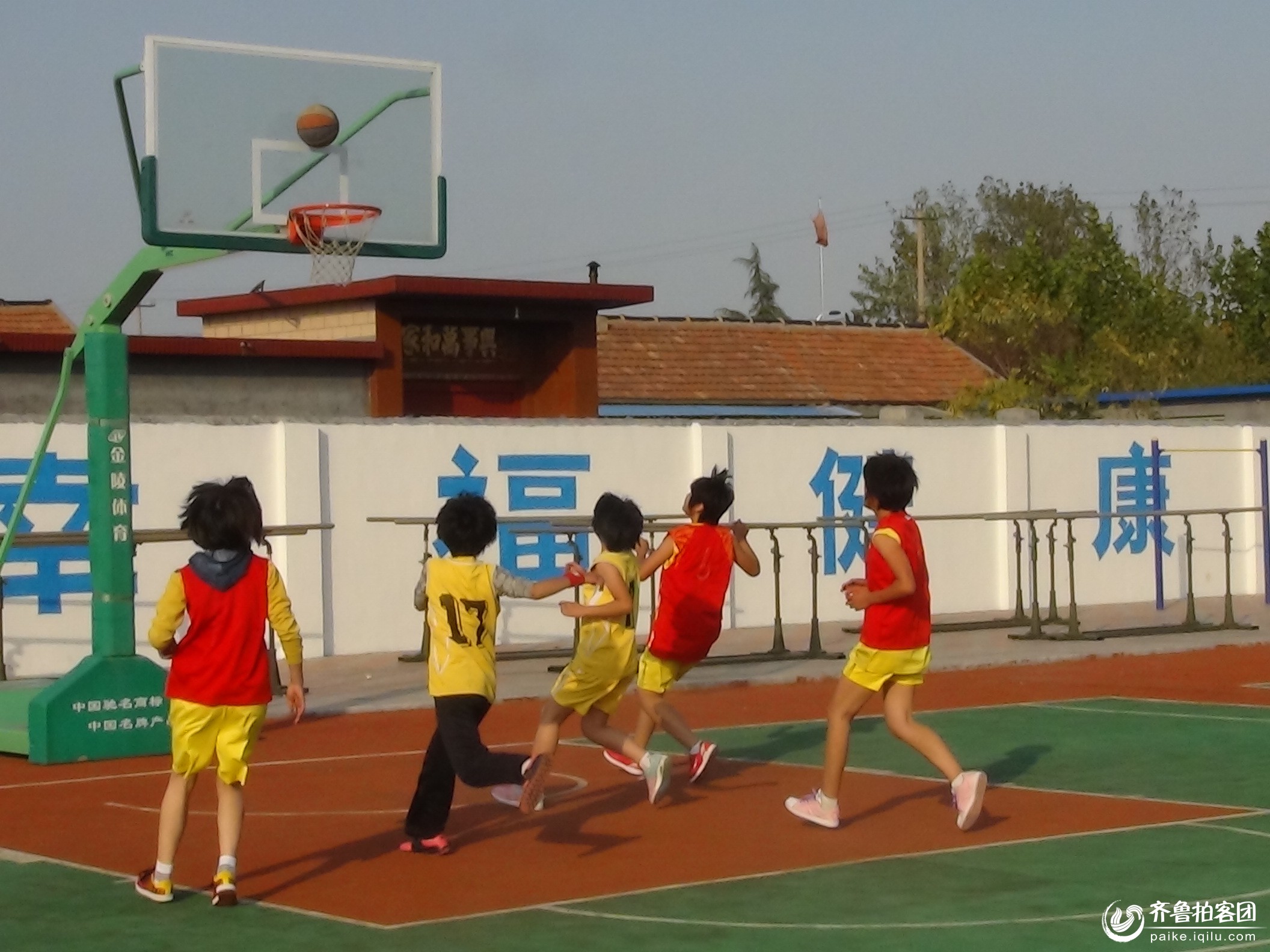 <em>2012年</em>博兴县初中<em>女子篮球</em>联赛在博兴五中落