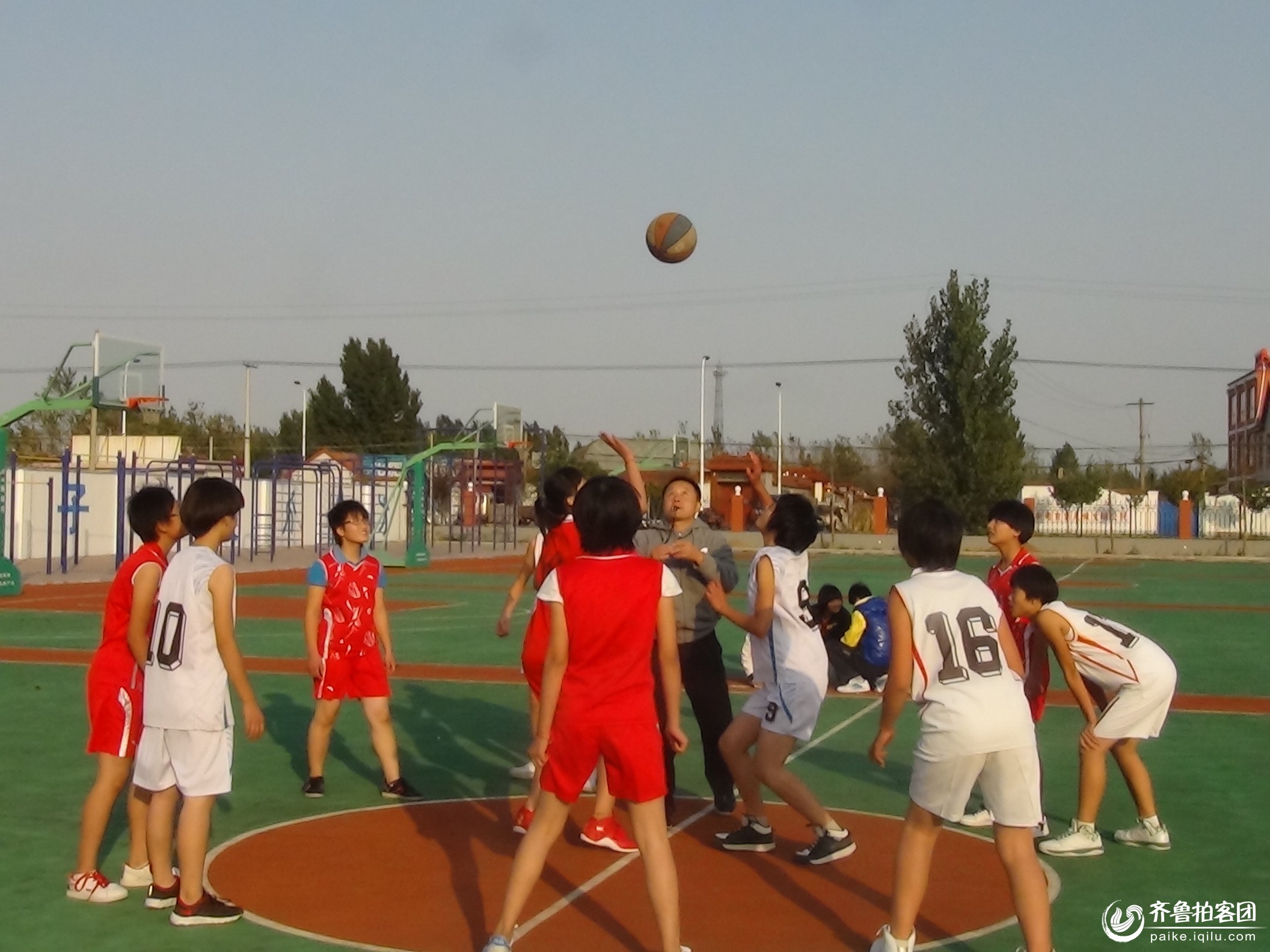 <em>2012年</em>博兴县初中<em>女子篮球</em>联赛在博兴五中落
