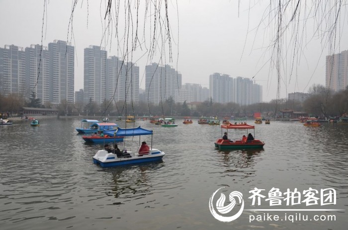 初五的滕州荆河公园