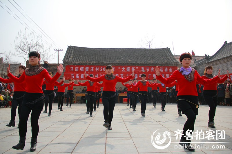 乡村广场舞展板