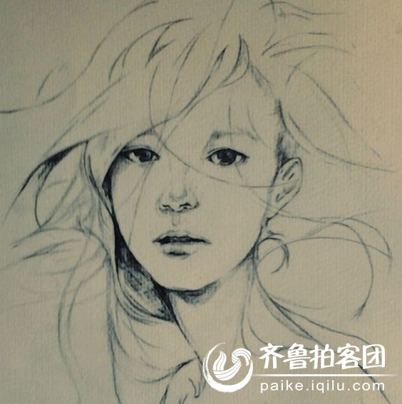 <em>美女素描</em>