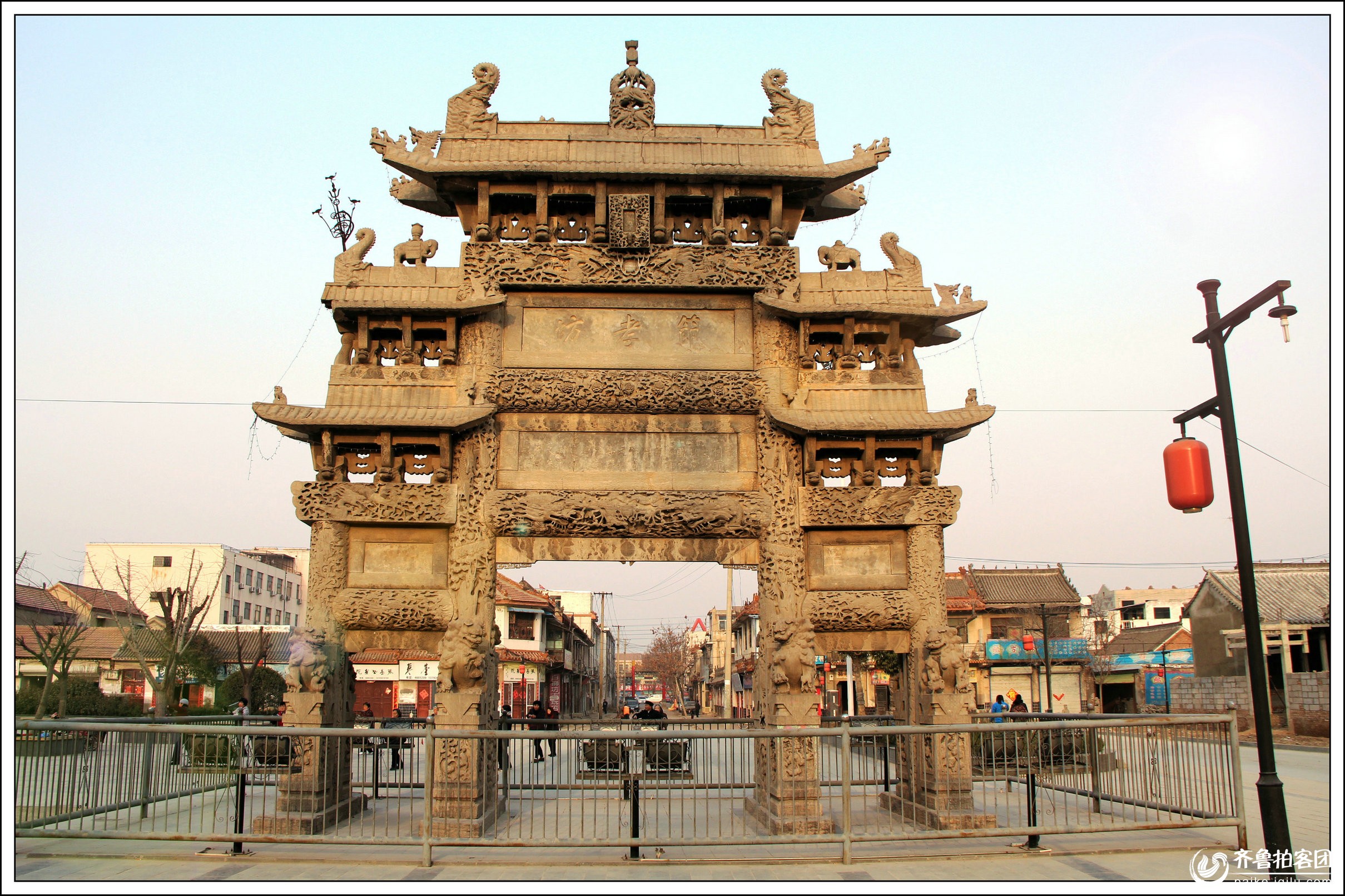 单县百狮坊、百寿坊。 - 泰安拍客 - 齐鲁社区 -