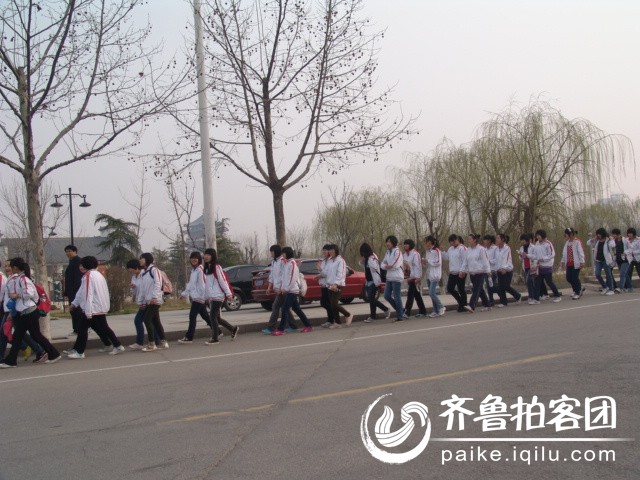 肥城一中进行社会实践活动 - 泰安拍客 - 齐鲁社