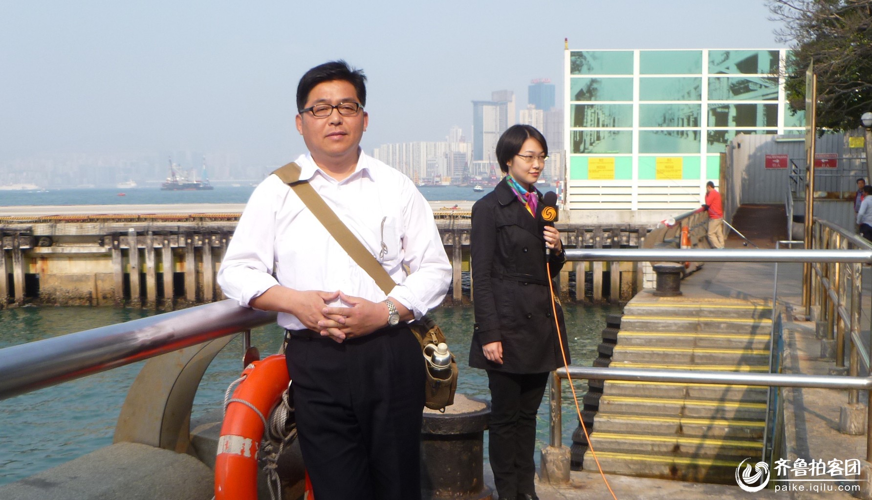 与香港凤凰卫视美女记者亲密接触 - 聊城拍客 