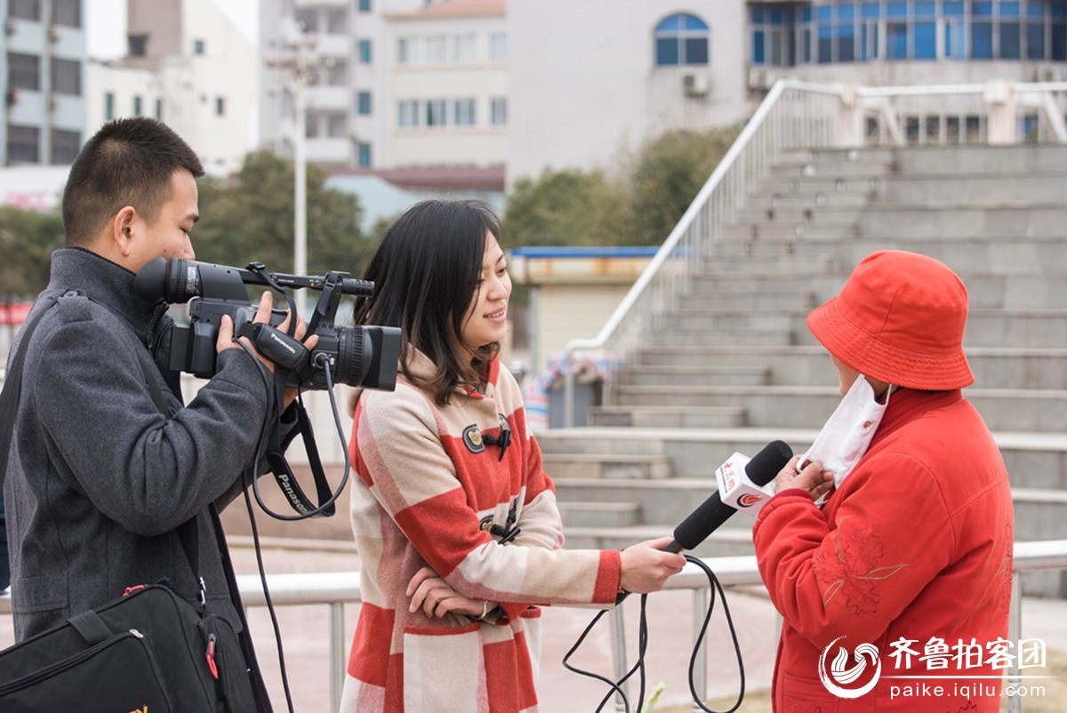 记者随机采访你的梦想是什么? - 枣庄拍客 - 齐