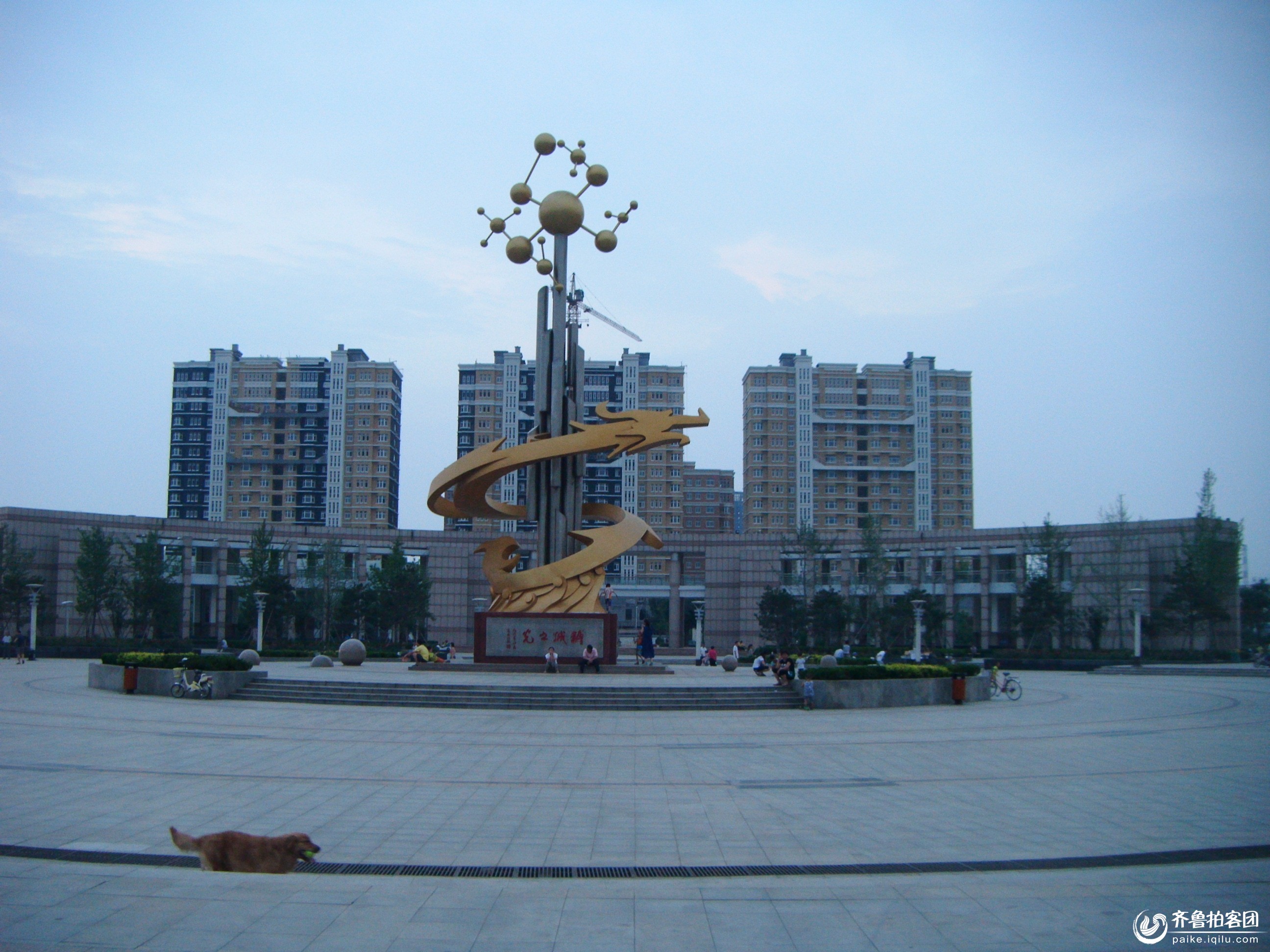 禹城市糖城广场学轮滑的孩子们 - 德州拍客 - 齐鲁