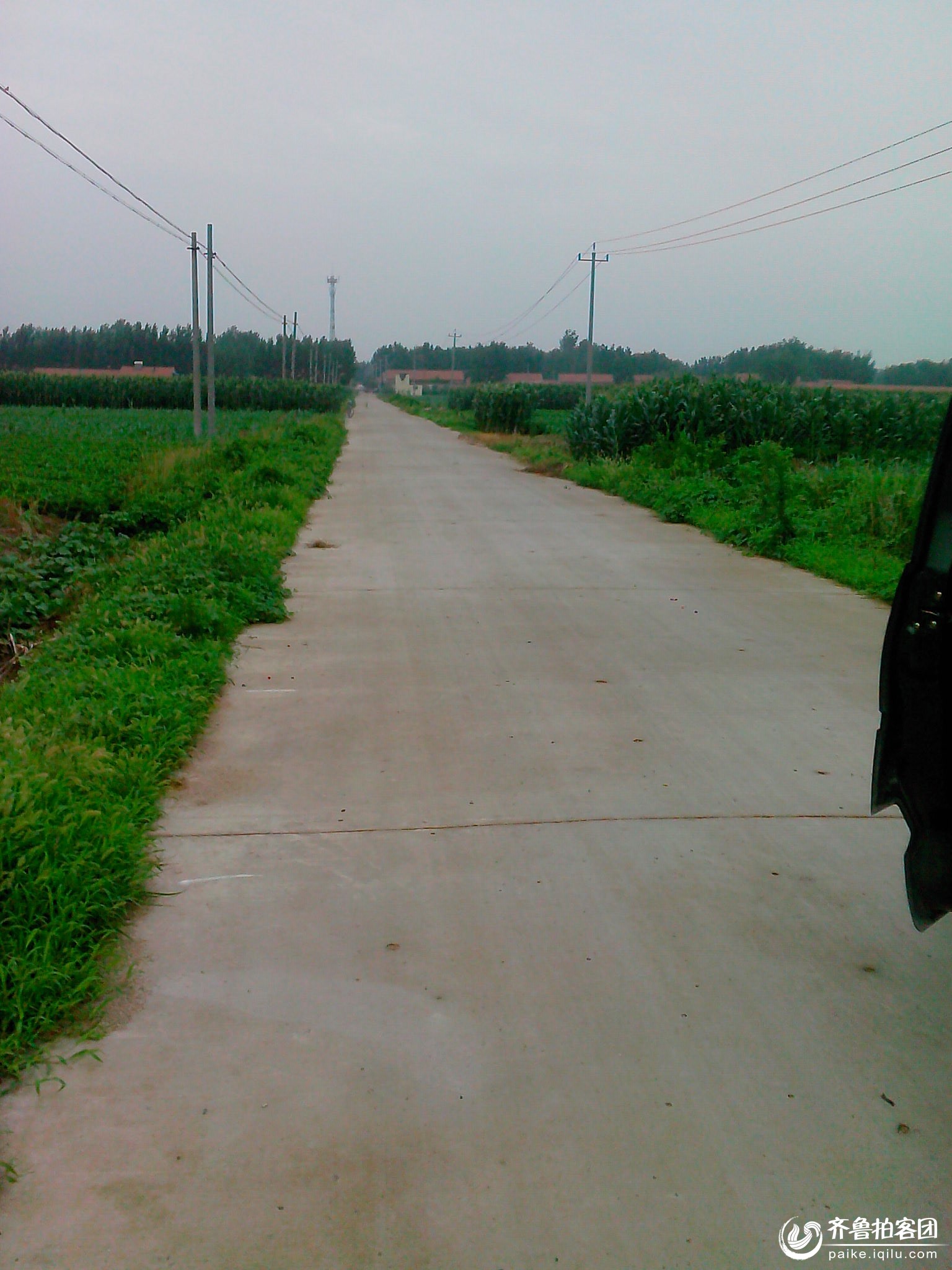新农村建设刚修的道路