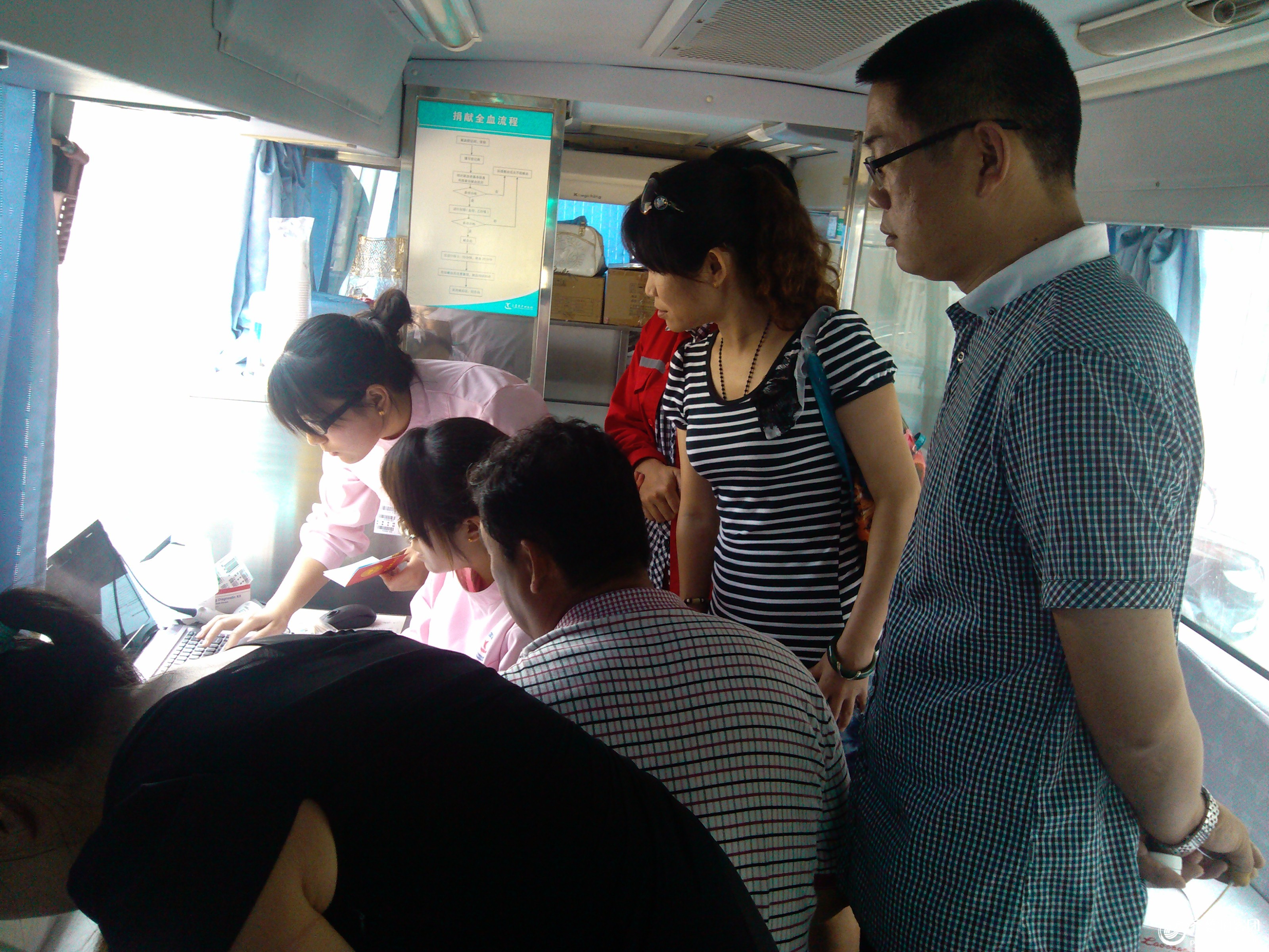 孤岛吧吧务组对东营中心血站8.15献血活动的声