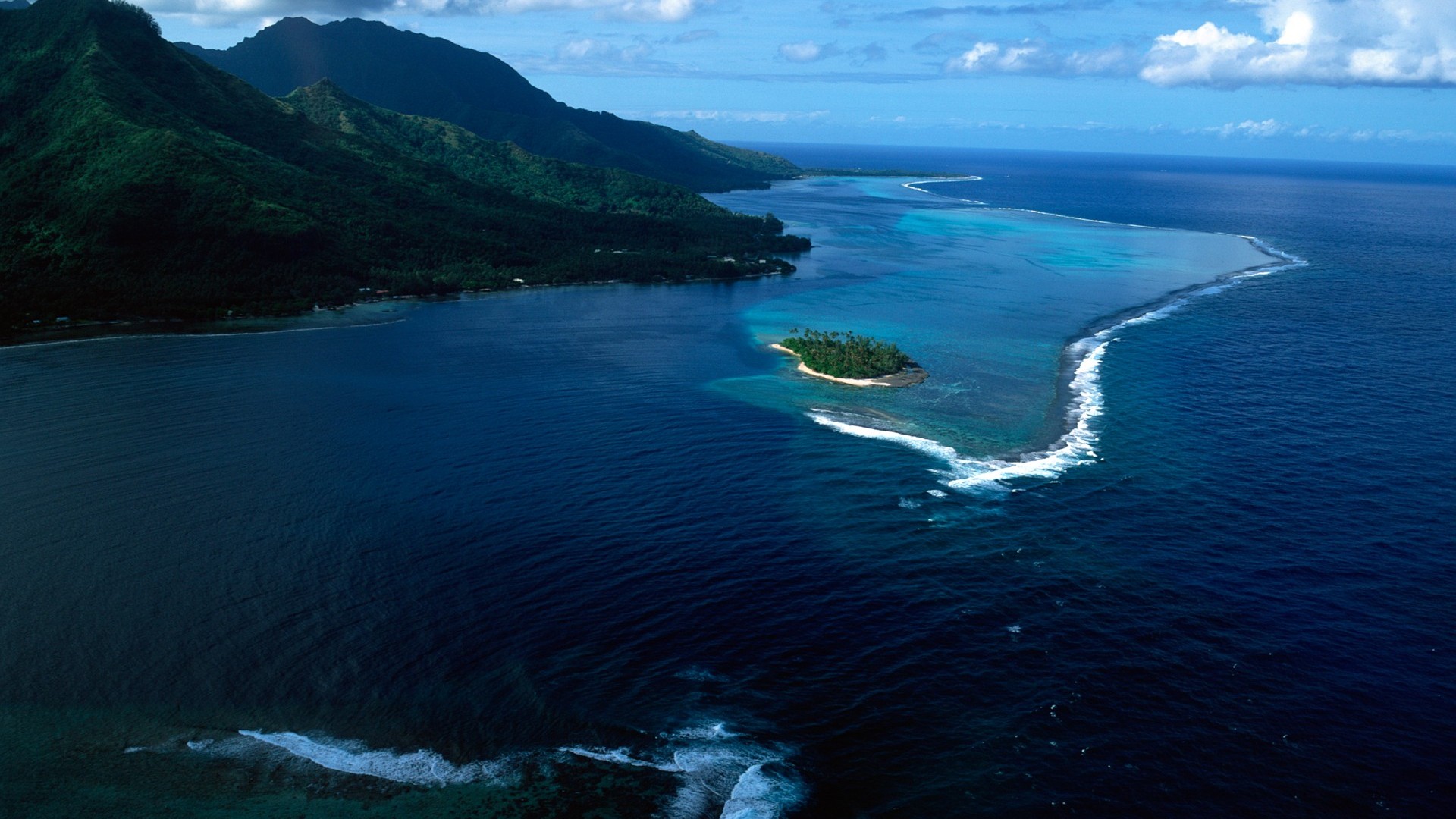 梦幻大溪地海滩壁纸