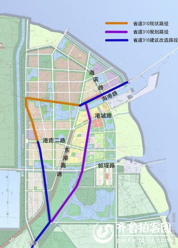 东营市河口区住房和城乡建设局拟选址建设东营河港路道路工程