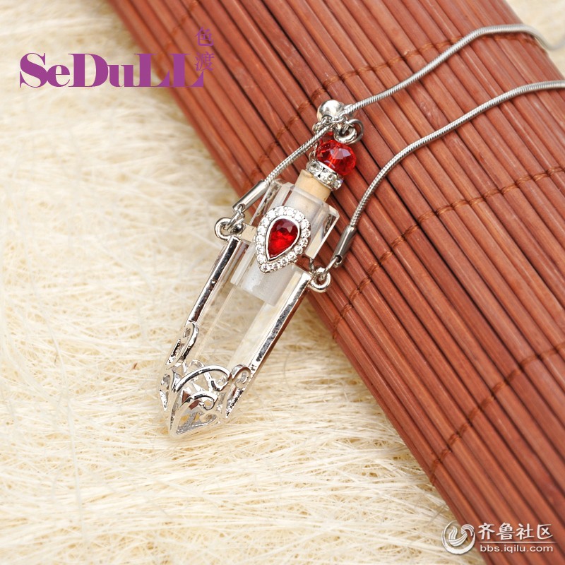<em>冰雪女王</em>款精油瓶<em>项链</em> - 女性时尚 - 齐鲁社区 -