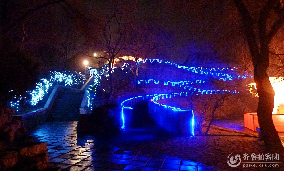 中国梦幻聊斋城元宵节大型雾灯会 - 淄博拍客