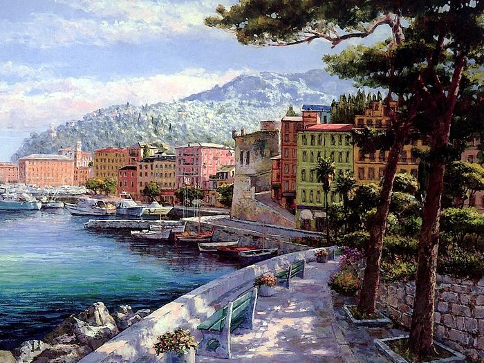 画里的海边小镇[50p]