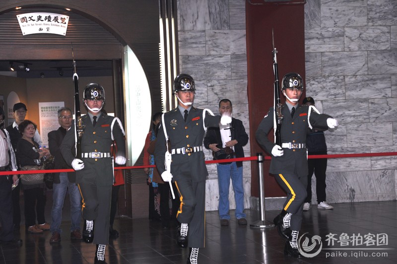 台湾仪仗队在国父纪念馆换岗交接仪式 - 菏泽拍