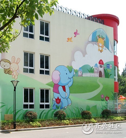 幼儿园墙绘欣赏