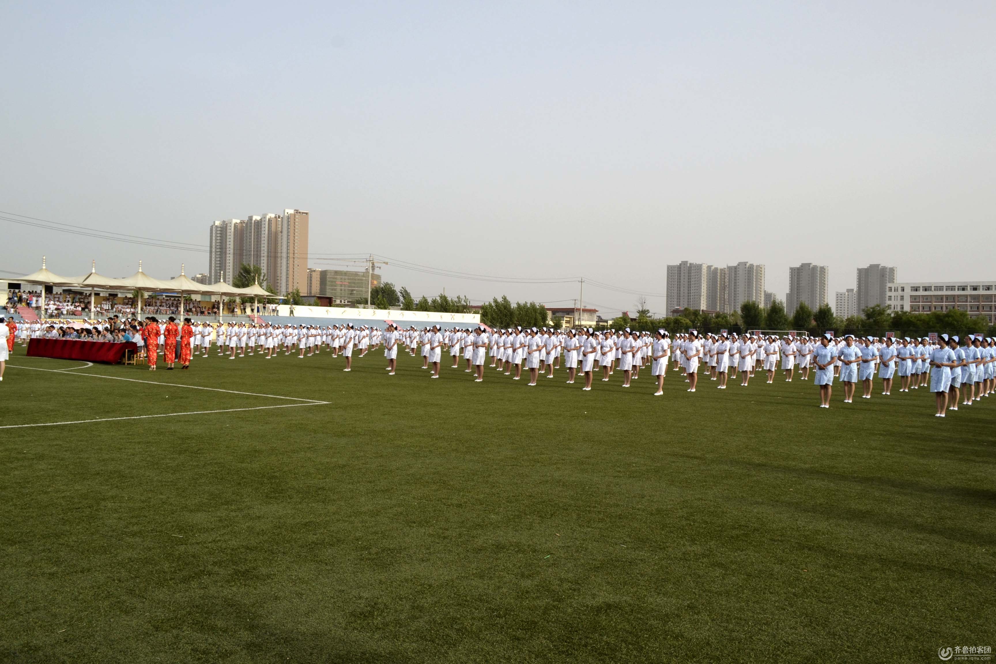 菏泽医学专科学校-护士礼仪风采大赛,白衣天使