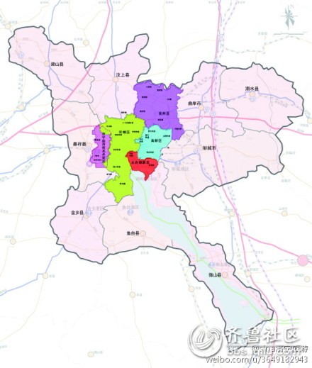 新版《济宁市地图》面世撤销兖州市,设立兖州区