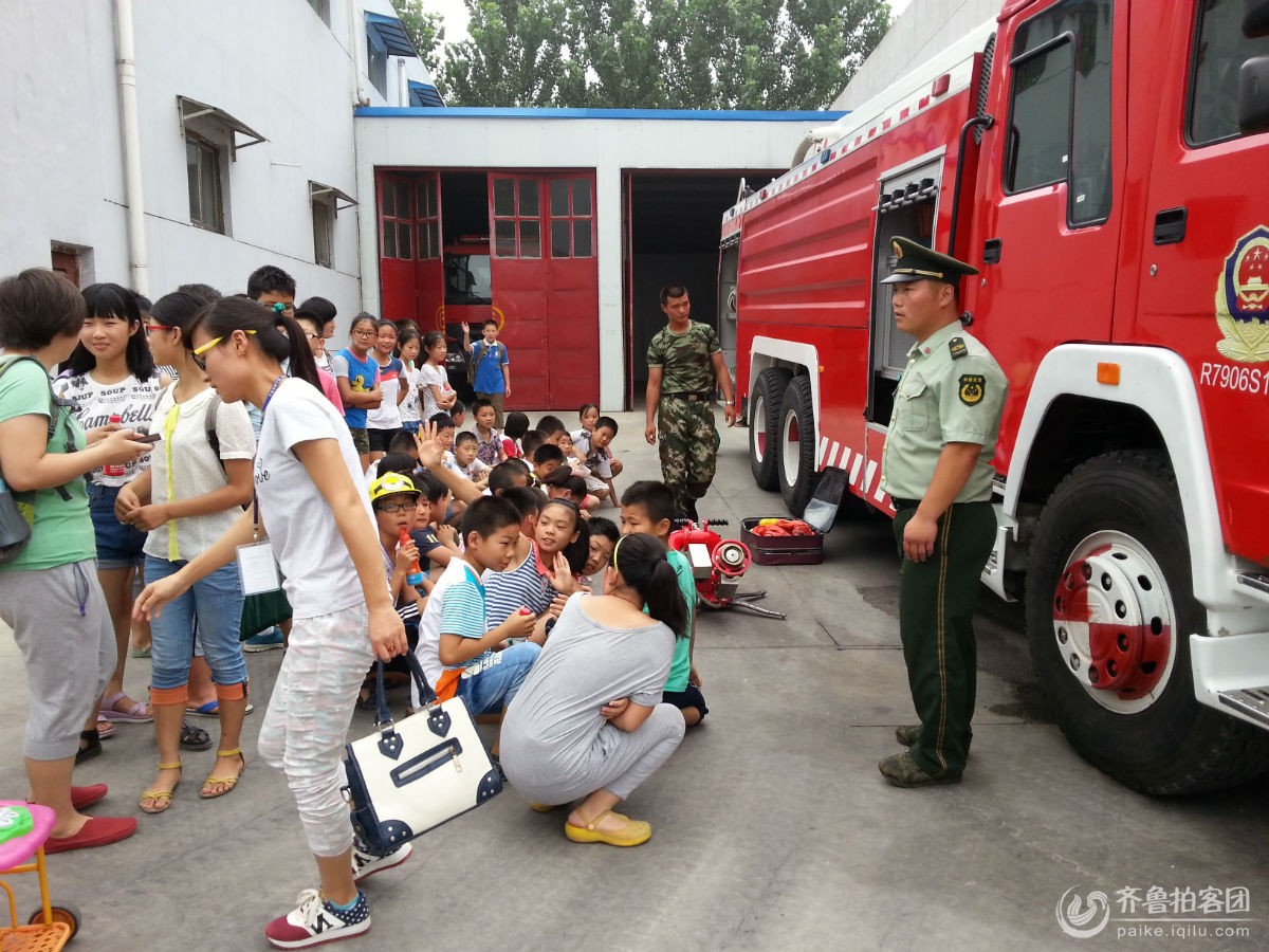 单县昂立国际教育师生走进消防大队体验生活 
