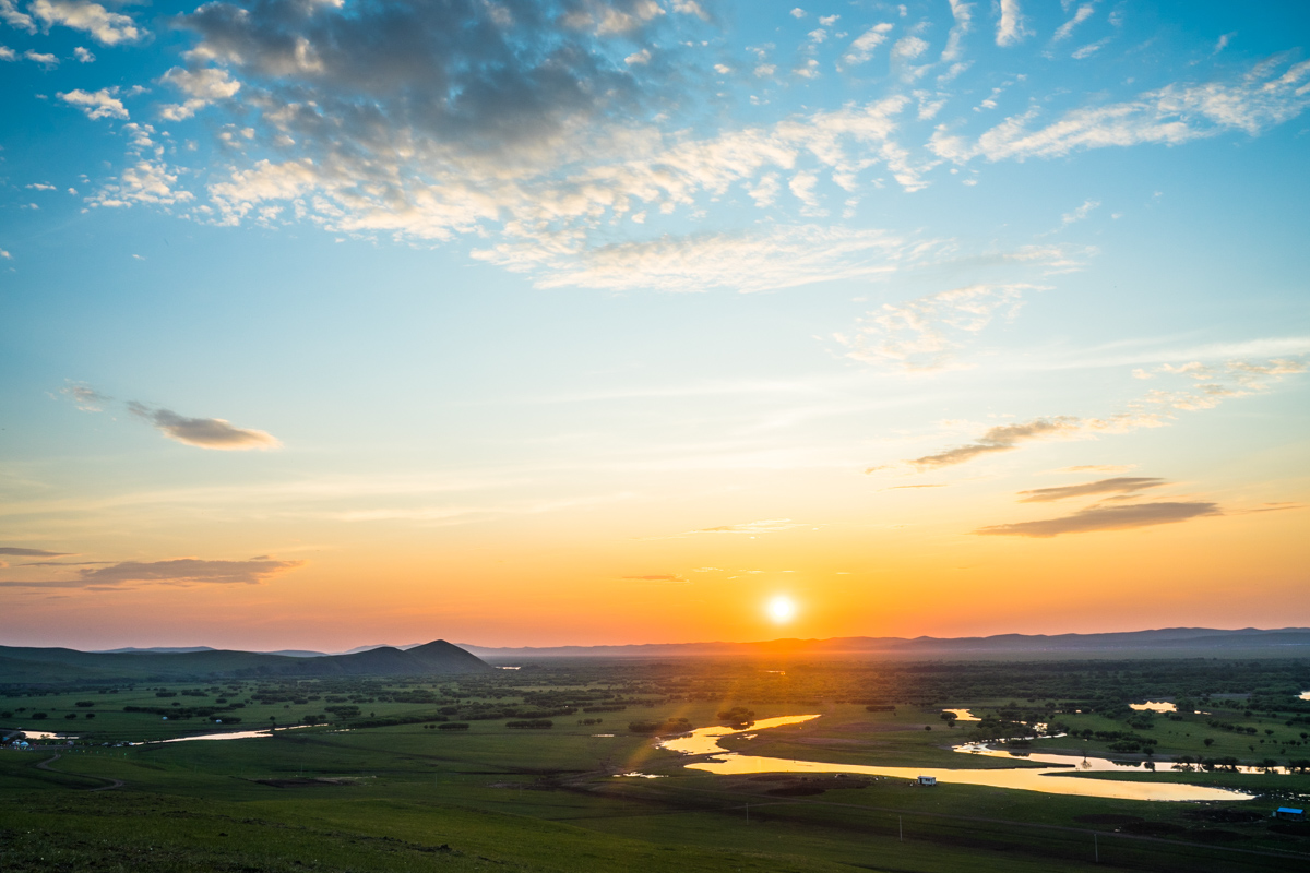草原落日 - 包罗万像 - 齐鲁社区 齐鲁社区