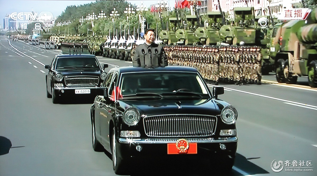 抗日战争胜利70周年纪念大阅兵--检阅