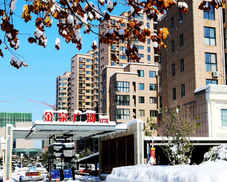 魅力泗水-金泉广场雪景