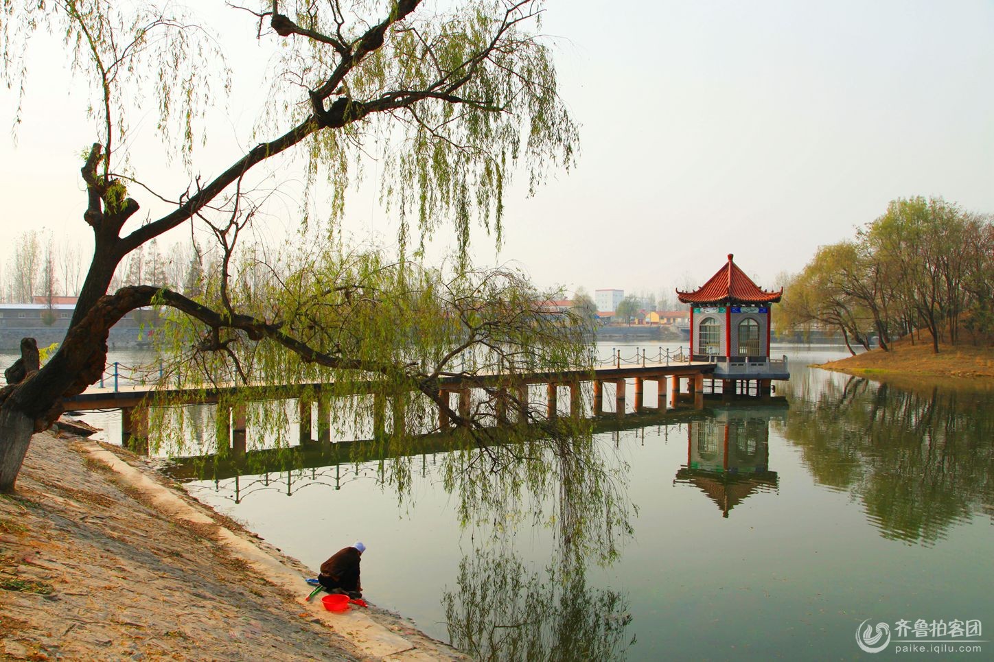 南湖风光(摄于安丘市管公 潍坊拍客 齐鲁社区 山东最大的城市