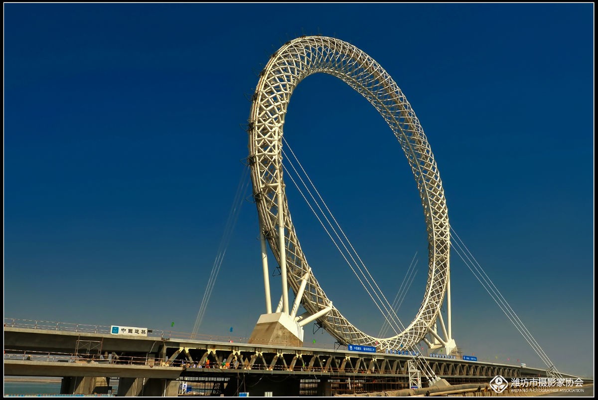 【无与轮比的潍坊滨海摩天轮】