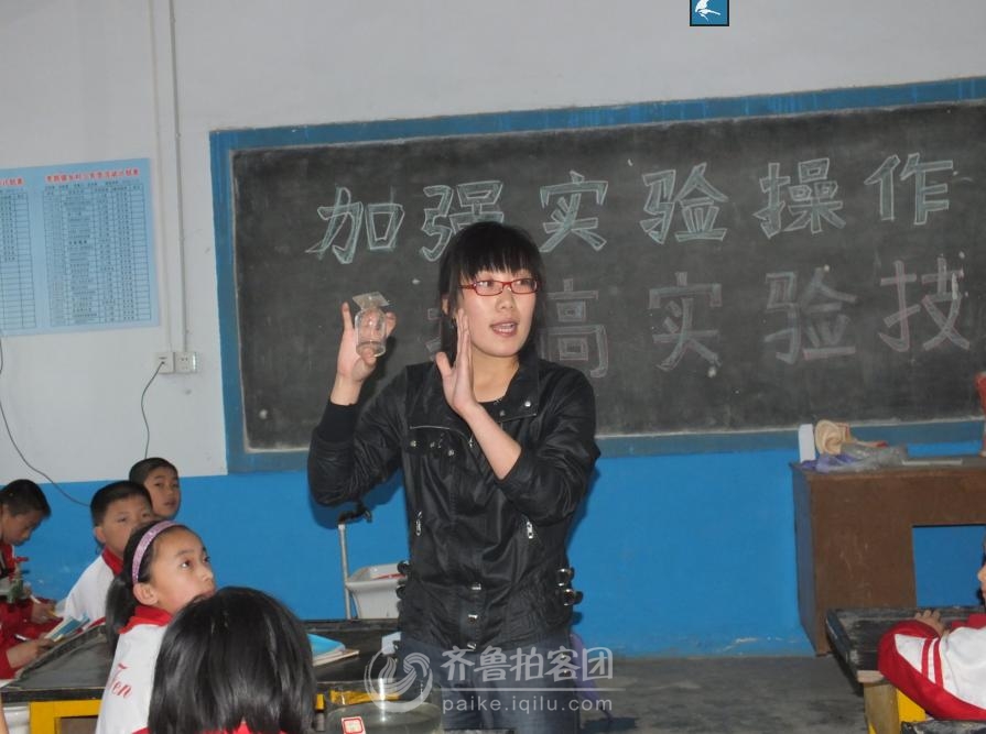 李鹊镇小张小学进行科学科目实验操作训练 - 东