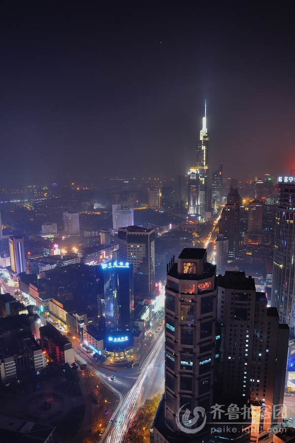 南京夜景 江苏拍客 齐鲁社区 山东最大的城市