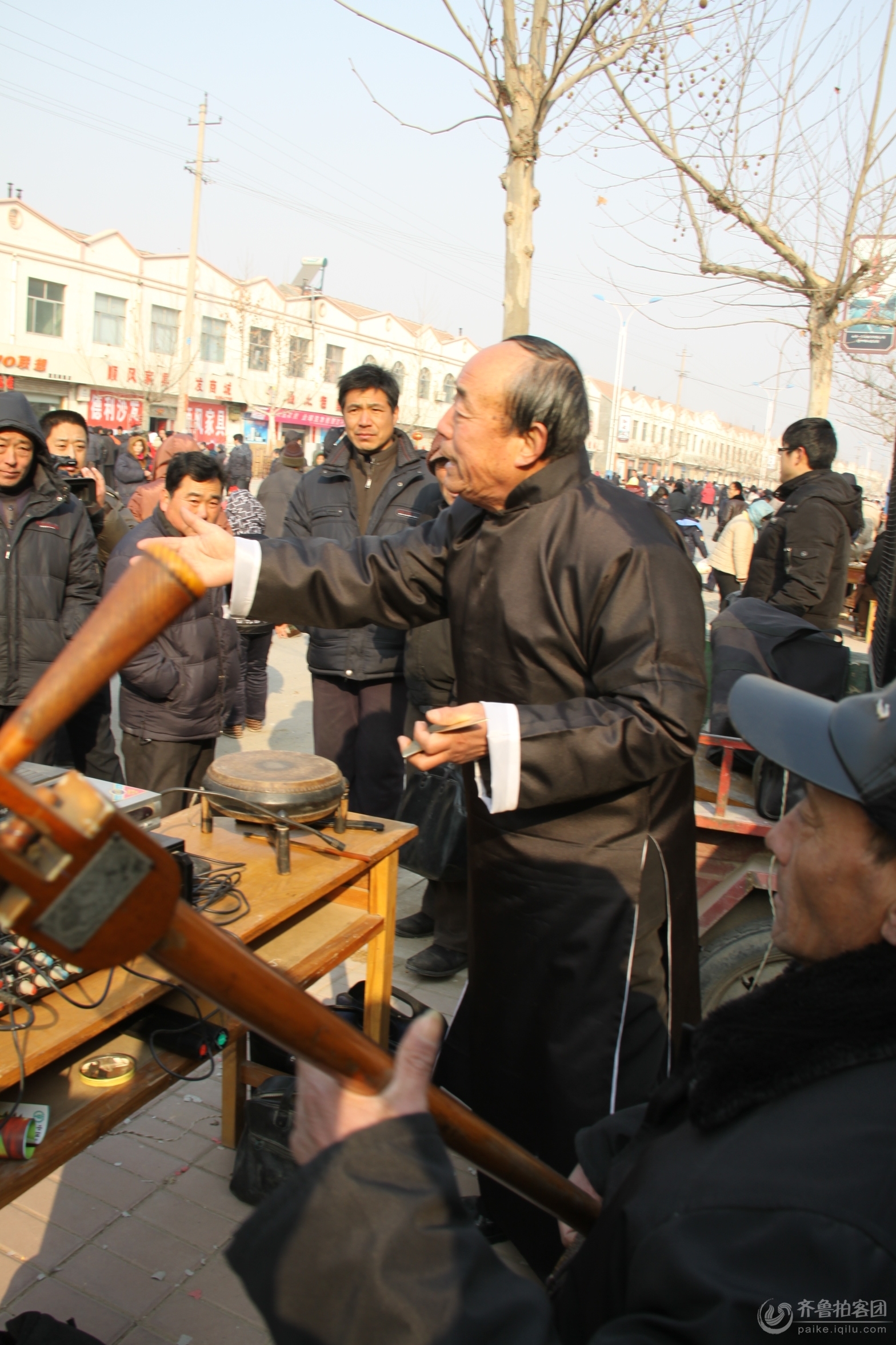 民间艺人兰尊侠表演鲁北大鼓.JPG