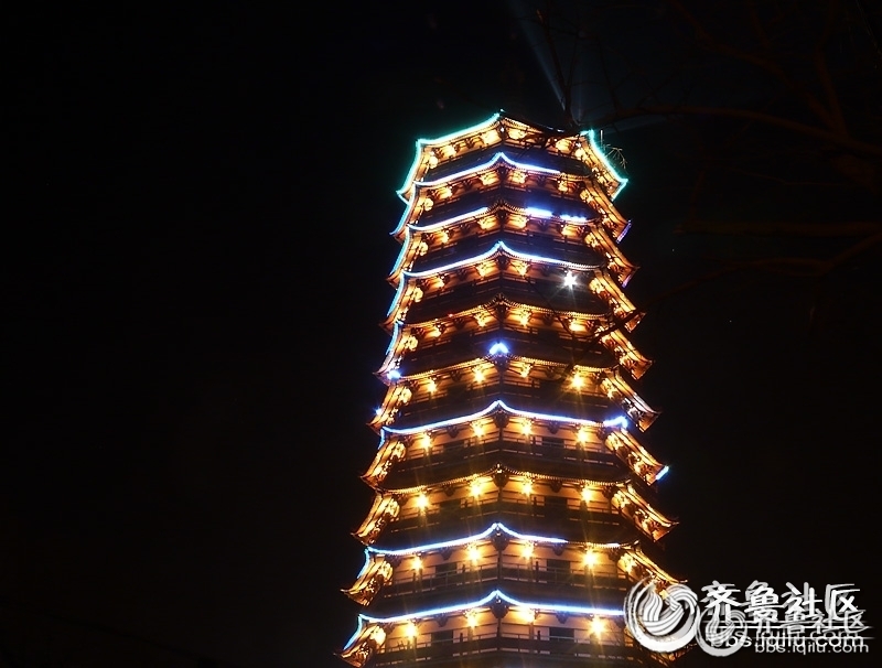 <em>莘县</em> 燕塔夜景 - <em>聊城</em>论坛 - <em>齐鲁</em>社区 - 山东第一