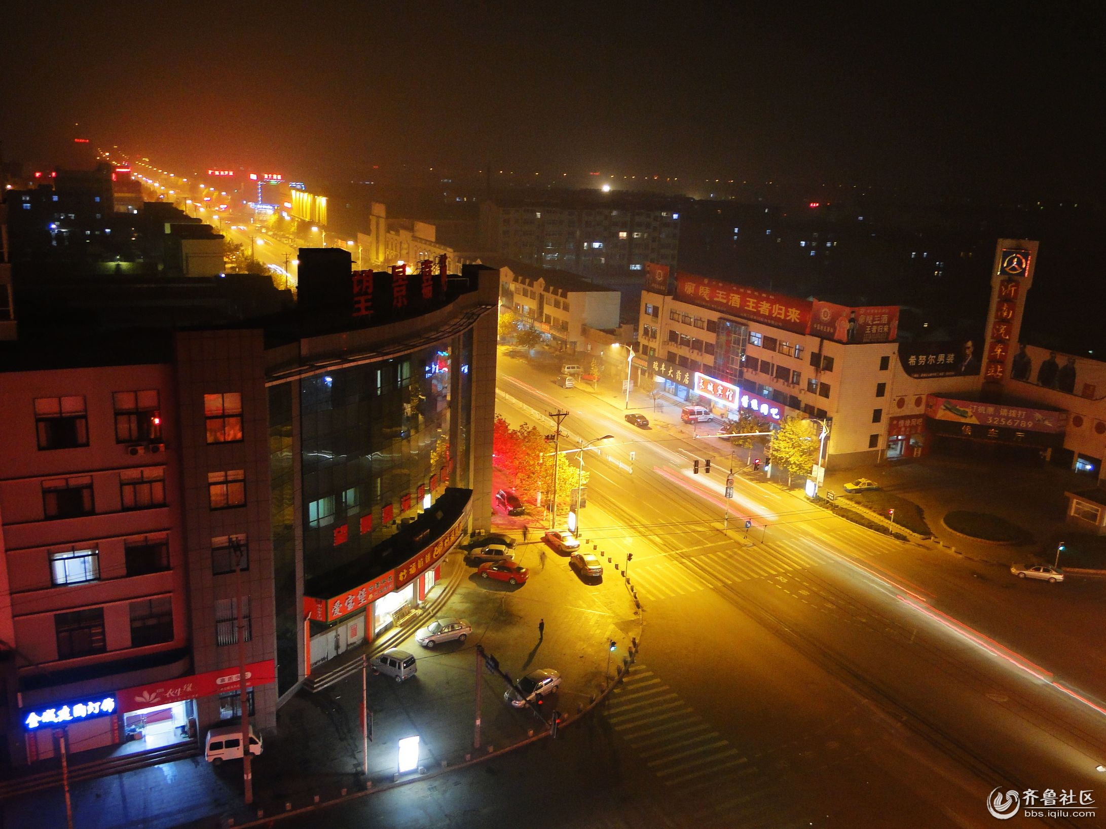沂南县城夜景图片